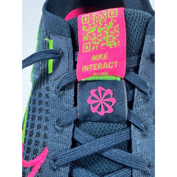 Nike Interact Run Womens Running Shoes 10.5 Blue Pink Green Lightweight Sneakers - Picture 10 of 13
